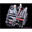 Display Akrilik Rak Kosmetik 3 Laci Tempat Lipstik Make up