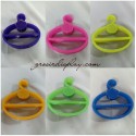 Hanger Oval Palang Mini Warna Gantungan Jilbab Syal Kerudung