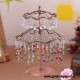 Display Anting Giwang Logam Lapis Payung Putar 2 Susun