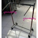 Gawangan Baju Gantungan Hanger Pipa Kotak Set Suling 6 Arah