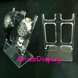 Akrilik Display Toko Butik Jam Tangan Isi 2