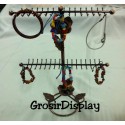 Display Gelang Logam Mawar Pajangan Toko Butik Aksesoris