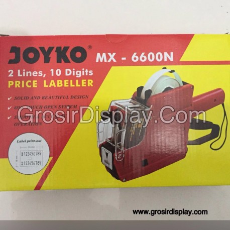 Tembakan Stiker Harga Joyko MX-6600N 2 Line