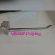 Gantungan Hook Pipa Kotak Stainless Krom 20cm Display Aksesoris Toko