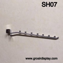 Gantungan Single Hook Belalai Gantungan Aksesoris 7 Sekat Display Toko