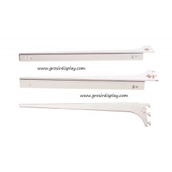 Braket Dudukan Rak Kayu 35cm Stainless Tempel Tembok Perlengkapan Display Toko