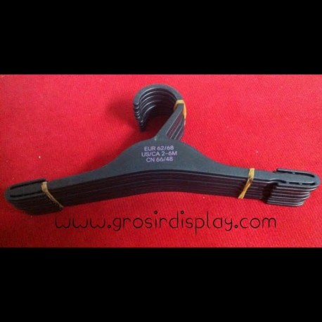 Gantungan Hanger Hitam Pajangan BH dan Celana Dalam Display Underwear