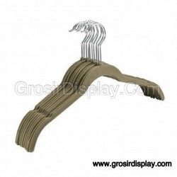 Hanger Standard Bludru Dewasa Pajangan Baju Perlengkapan Butik