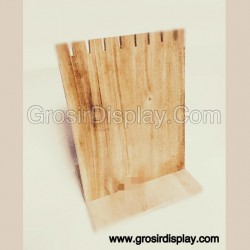 Display Papan Kayu Kotak Gantungan Kalung Perlengkapan Aksesoris Toko