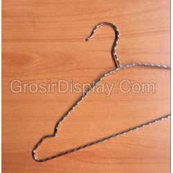 Hanger Stainless Besi Krum Tebal Kuat Gantungan Baju