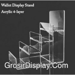 Display Akrilik Tas Clutch 4 Susun