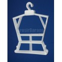 Hanger Setelan Anak ukuran 0.4 Putih Tulang Atas Bawahan