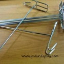 Gantungan Aksesoris Hook Ram Krom Medium 15 cm Display Perlengkapan Toko