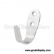 Gantungan Plat Baju Single Stainless Hook Kuat Cantolan Tas Tempel Tembok