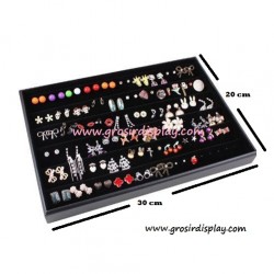 Display Rak Kotak Cincin Bludru Tutup Mika 20x30 