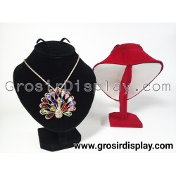 Display Kalung Mini Bludru Set Anting Pajangan Display Toko Perlengkapan Seserahan