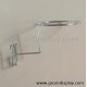 Display Pajangan Topi Gantungan Hook Ram Stainless Chrome Kuat