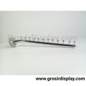 Gantungan Hanger Baju Suling Lurus Tempel di Dinding Tembok / Fitting Wall 9 mata