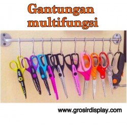 Gantungan Serbaguna Centelan Handuk 30cm Tempel Dinding