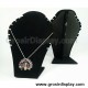 Display Kalung Kobra Bludru Pajangan Gantungan Kalung Display Perlengkapan Toko Aksesoris