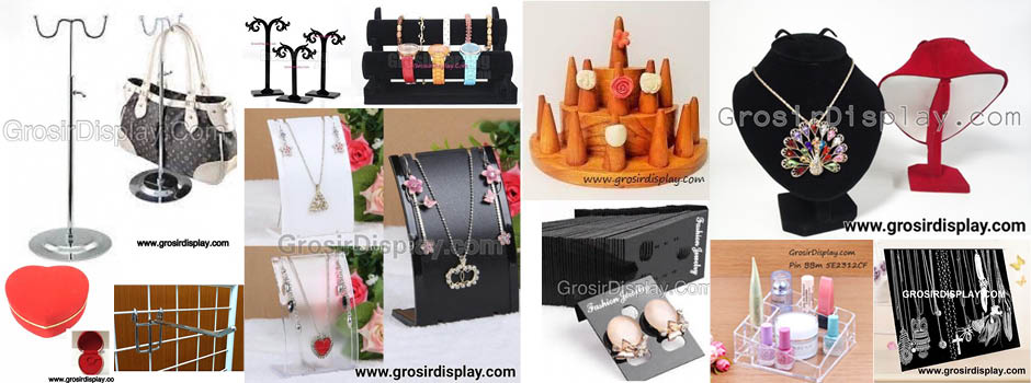 Perlengkapan Toko - Jual Tempat Perhiasan, Display Jam Tangan, Tempat Anting